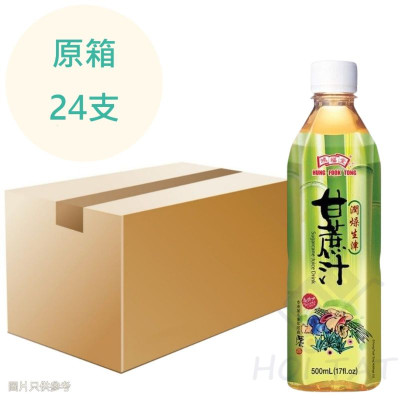 鴻福堂 甘蔗汁 500ml x24支 原箱